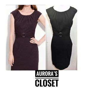 Trina Turk Small 4 Black Bodycon Dress LBD Annika High Neck